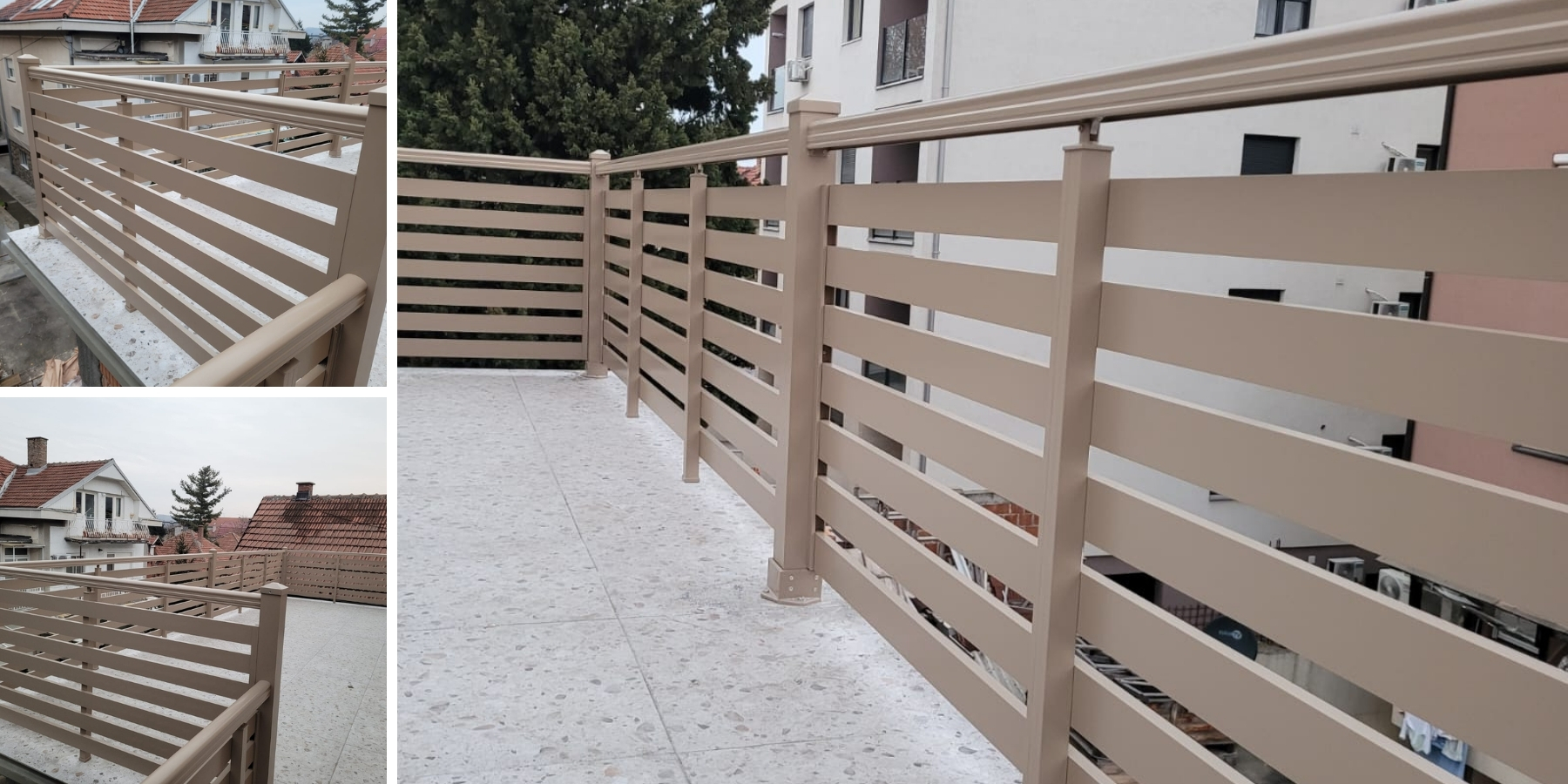 Aluminijumski gelenderi za balkon Barajevo